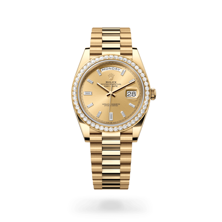 Rolex Day-Date 40 18 kt yellow gold, M228348RBR-0002